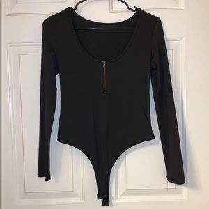 NWOT Black Bodysuit